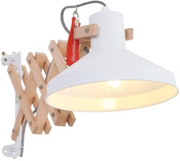 Woody Wandlamp Wit