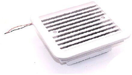 Wooeight 12V Ventilator Koelkast Vent Met Ventilator Voor Rv Trailer Caravan Kant Luchtuitlaat Ventilator Auto Vervanging accessoires wit