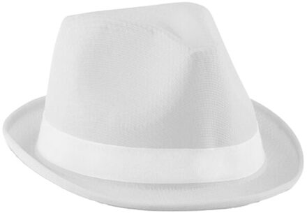 Woogie polyester hoed Wit - One size