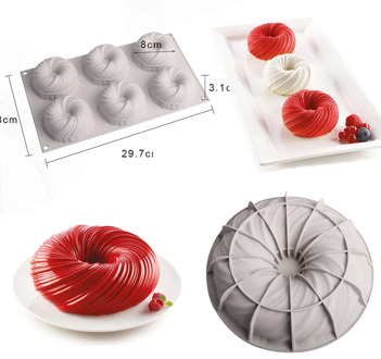 Wool Ball Shaped Mousse Silicone Fondant Cake Mold Kitchen Baking Mold Cake Decorating Moulds Modeling Tools Cake Decorating