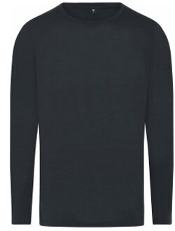 Wool Long Sleeve T-shirt Zwart - Small,Medium,Large,X-Large,XX-Large,3XL