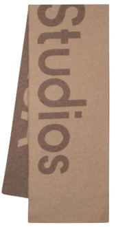 Wool scarves Acne Studios , Brown , Dames - ONE Size