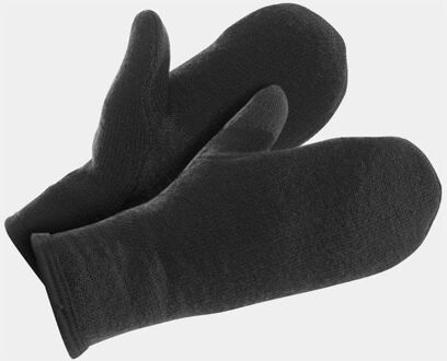 Woolpower 400 Vingerloze Fietshandschoenen, black Handschoenmaat L