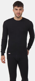 Woolpower Crewneck 200 merino ondergoed zwart Maat XS