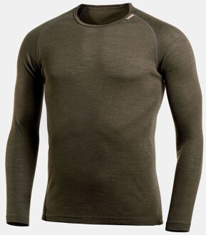 Woolpower Crewneck Lite Baselayer Shirt Unisex Donkergroen