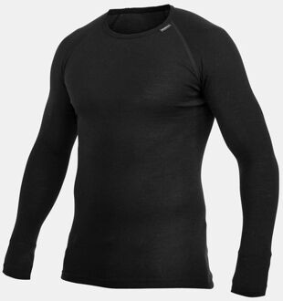 Woolpower Crewneck Lite Baselayer Shirt Unisex Zwart - M