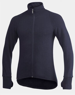 Woolpower Full Zip Jacket 400 Unisex Midlayer Donkerblauw