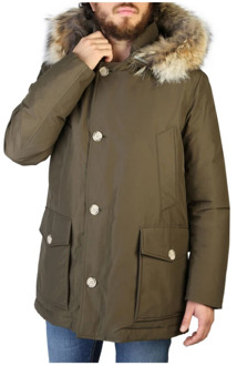 Woolrich Arctic Anorak Winterjas voor Heren Woolrich , Green , Heren - XL