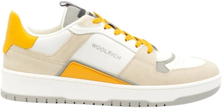 Woolrich Beige Suède Lage Sneakers Woolrich , Multicolor , Heren - 39 Eu,44 Eu,45 Eu,41 Eu,43 Eu,42 Eu,40 Eu,46 EU