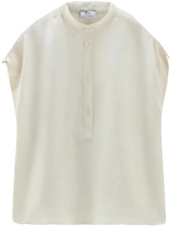Woolrich blouses Cfwwwsi0179Frut3043 Woolrich , White , Dames - L,M,S,Xs