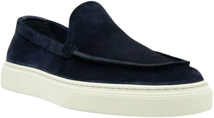 Woolrich Boat Loafer Slip-On Sneakers Heren donkerblauw - 41