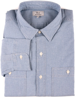 Woolrich Casual Shirts Woolrich , Blue , Heren - Xl,L