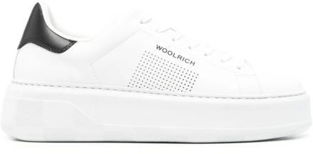 Woolrich Chunky Court Sneakers Woolrich , White , Dames - 38 Eu,38 1/2 Eu,37 Eu,39 Eu,36 EU
