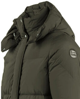 Woolrich Dames aurora parka dark green Groen - XS