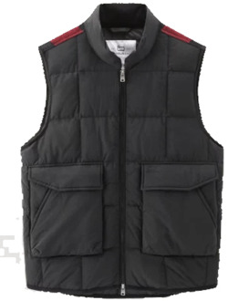 Woolrich Erfgoed Terrein Vest Woolrich , Black , Heren - XL