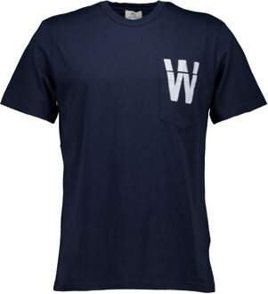 Woolrich Flag t-shirts Blauw - XL
