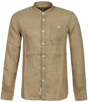 Woolrich Formeel Overhemd Woolrich , Beige , Heren - XL