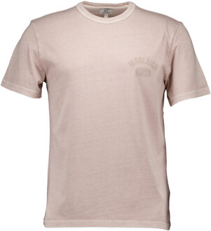 Woolrich Garment dyed logo t-shirts Beige - M