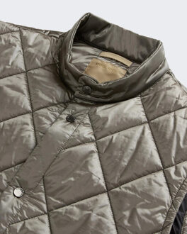 Woolrich Heren black yarn nylon vest Grijs - M