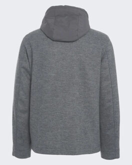 Woolrich Heren knitted wool shirt jacket Grijs - M