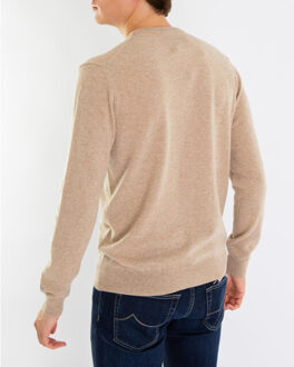 Woolrich Heren lambswool crewneck Beige