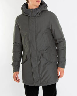 Woolrich Heren polar high collar parka - maat S Grijs