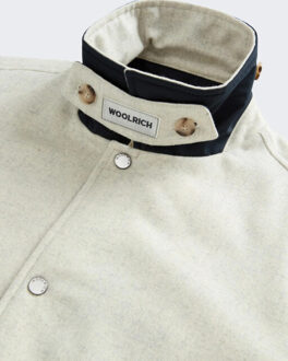 Woolrich Heren wool keating shirt jacket Beige - L
