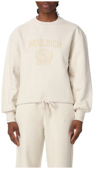 Woolrich Ivy Wollen Truien Woolrich , White , Dames - S