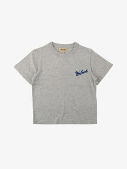 Woolrich Jongens t-shirt logo script Grijs - 152
