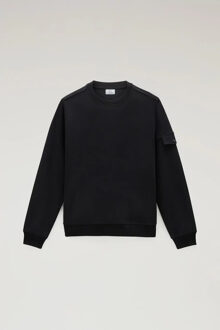 Woolrich Light fleece sweatshirt Zwart
