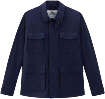 Woolrich Matt jackets Blauw