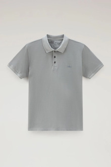 Woolrich Men mackinack polo mineral Grijs - S