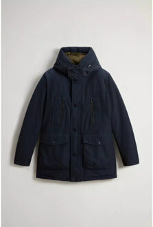 Woolrich Men ramar arctic parka evolution melton Blauw