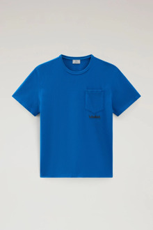 Woolrich Men trail t-shirt snorkel Blauw - XXL
