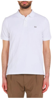 Woolrich Polo Shirt Woolrich , White , Heren - 2Xl,Xl,L,M