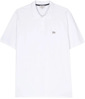 Woolrich Polo Shirts Woolrich , White , Heren - Xl,L,M,S