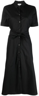 Woolrich Shirt Dresses Woolrich , Black , Dames - L,M,S
