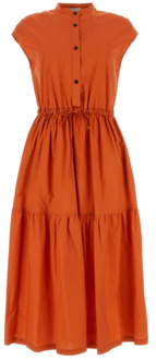 Woolrich Shirt Dresses Woolrich , Orange , Dames - L,M,S,Xs
