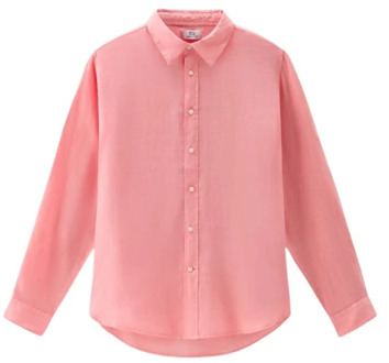 Woolrich Shirts Woolrich , Pink , Heren - Xl,L,M