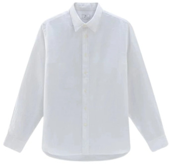 Woolrich Shirts Woolrich , White , Heren - 2Xl,Xl,L,M,S