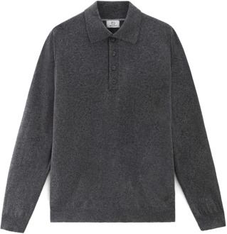 Woolrich Stijlvolle Sweater voor Mannen/Vrouwen Woolrich , Gray , Heren - Xl,L,M