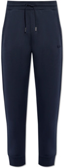 Woolrich Sweatpants met logo Woolrich , Blue , Heren - Xl,M,S