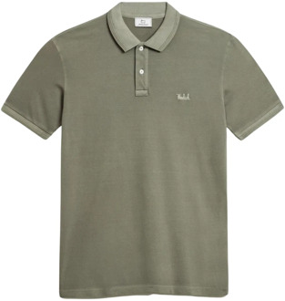 Woolrich T-Shirt, Klassieke Stijl Woolrich , Green , Heren - 2Xl,L,M