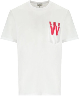 Woolrich T-Shirts Woolrich , White , Heren - Xl,L