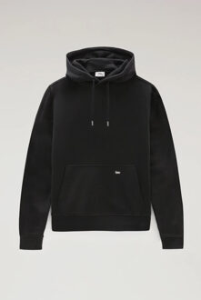 Woolrich Unisex light classic hoodie Zwart - M
