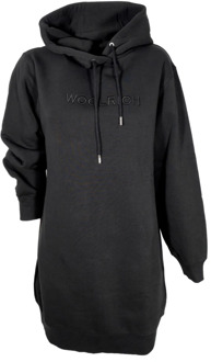 Woolrich Urban Fleece Jurk Woolrich , Black , Dames - Xs,2Xs