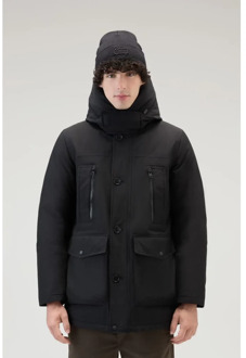 Woolrich Winter Jackets Woolrich , Black , Heren - Xl,L,M,S