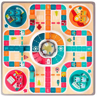 WOOMAX Parchís and wooden Goose game