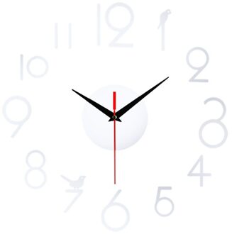 Woondecoratie Grote Spiegel Wandklok Modern 3D Diy Grote Decoratieve Wandklokken Horloge Wandklok Unieke zilver