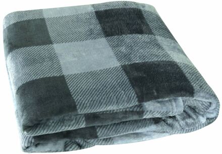 Woondeken Flanel 150x200cm grijs